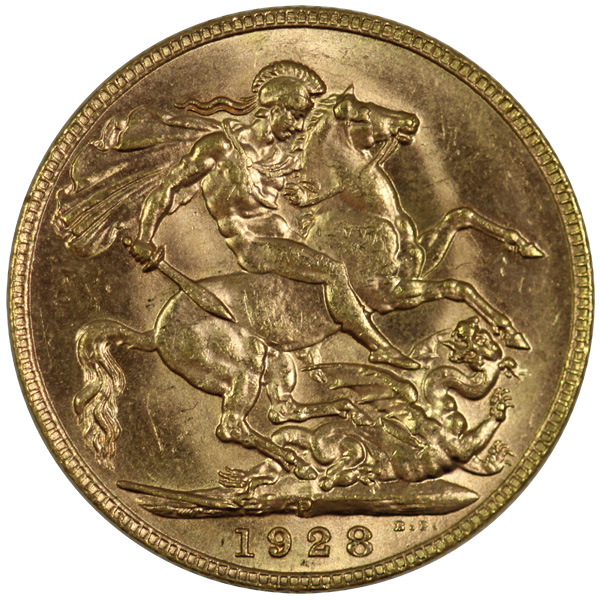 Australia 1928 P Sovereign,... image