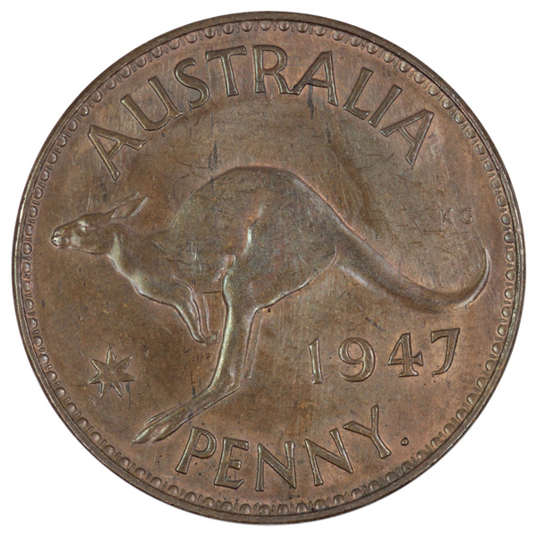 Australia 1947 Y. (P) Penny... image