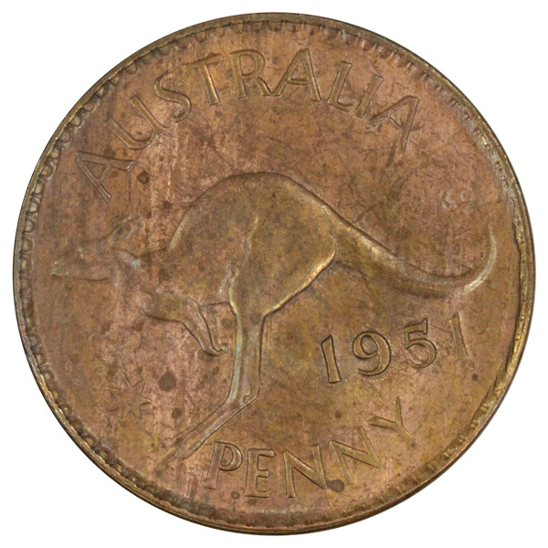 Australia 1951 Y. (P) Penny... image