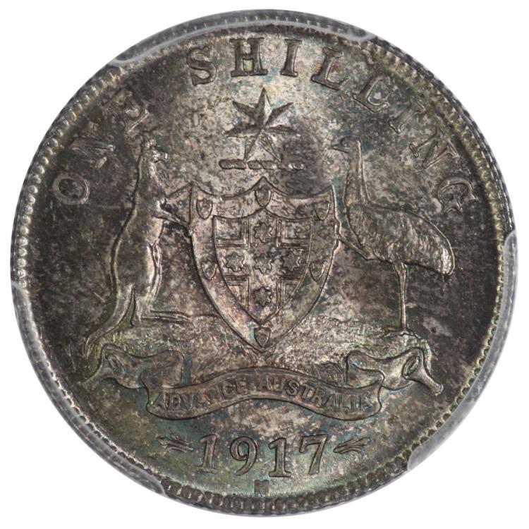 Australia 1917 Shilling, PC... image