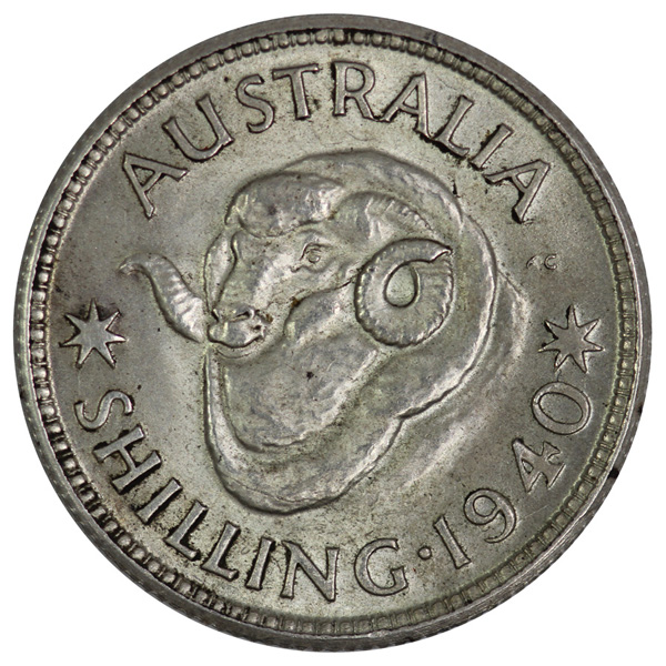 Australia 1940 Shilling, Ch... image