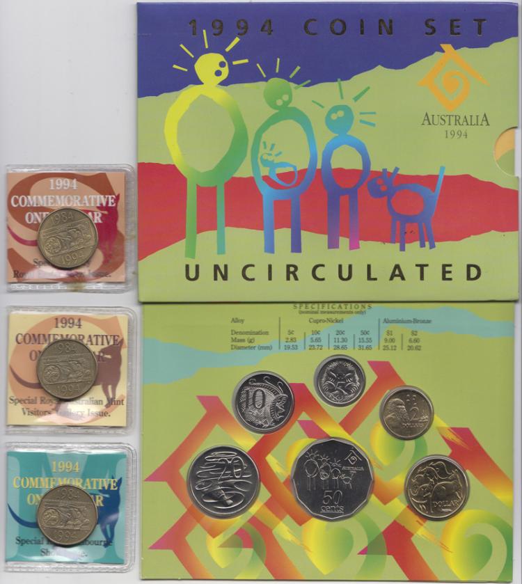 Australia 1994 Mint Set wit... image