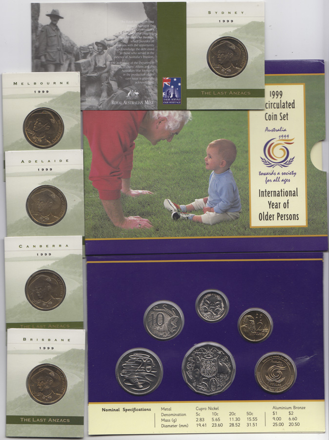 Australia 1999 Mint Set wit... image