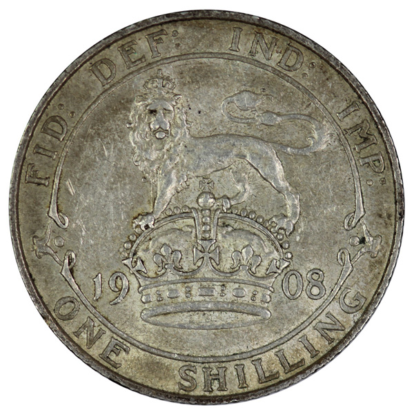 Great Britan 1908 Shilling,... image