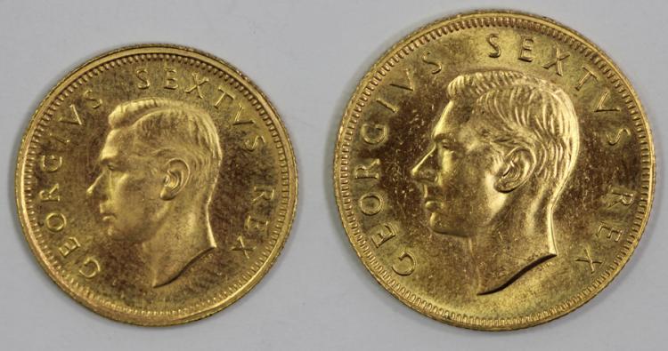 South Africa 1952 Gold 1/2 ... image