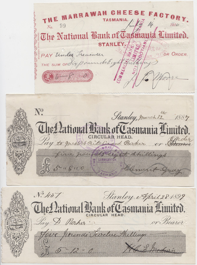 Australia. Ten early Cheque... image