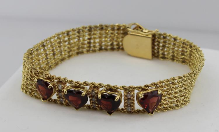 14ct Yellow Gold Bracelet w... image