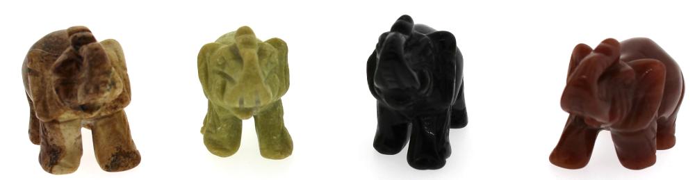 Gemstone 'Elephant' Carving... image