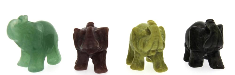 Gemstone 'Elephant' Carving... image