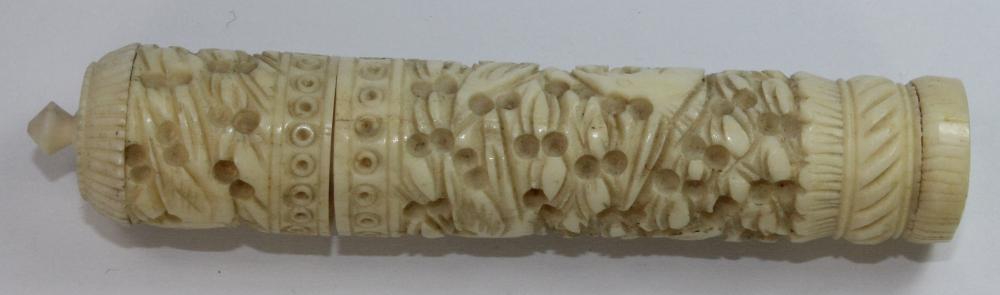 Intricately carved Bone Ves... image