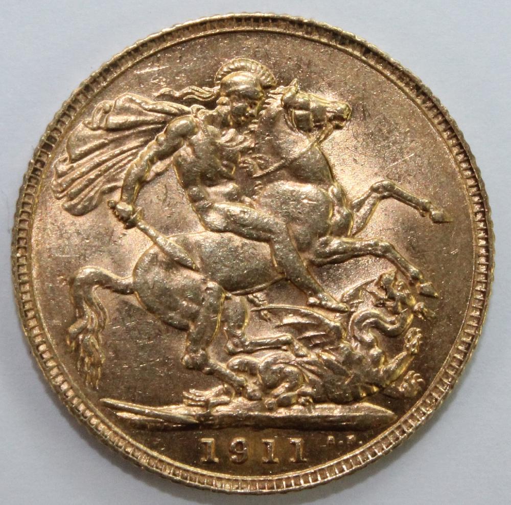 Great Britain. 1911 Gold (0... image