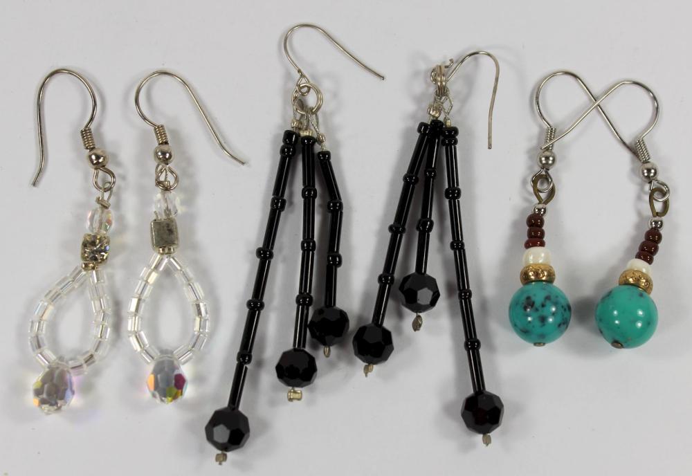 Designer Drop Earrings (3 p... image