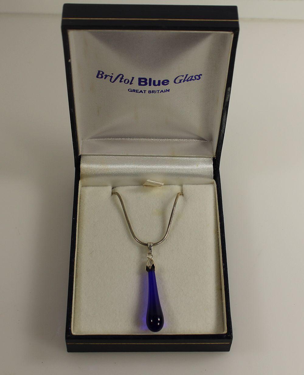 Bristol Blue Glass Pendant ... image