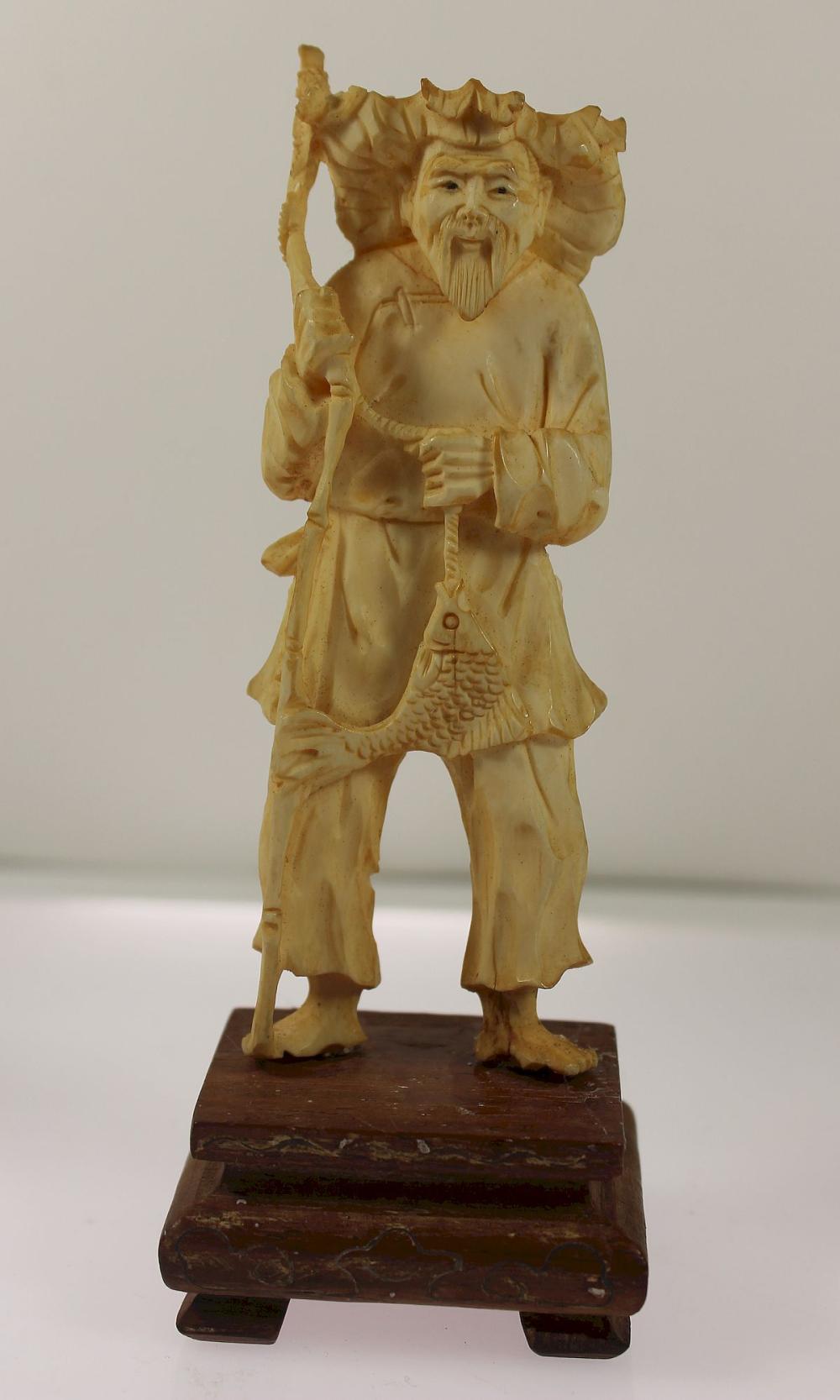 Small Ivory Carving of Chin... image