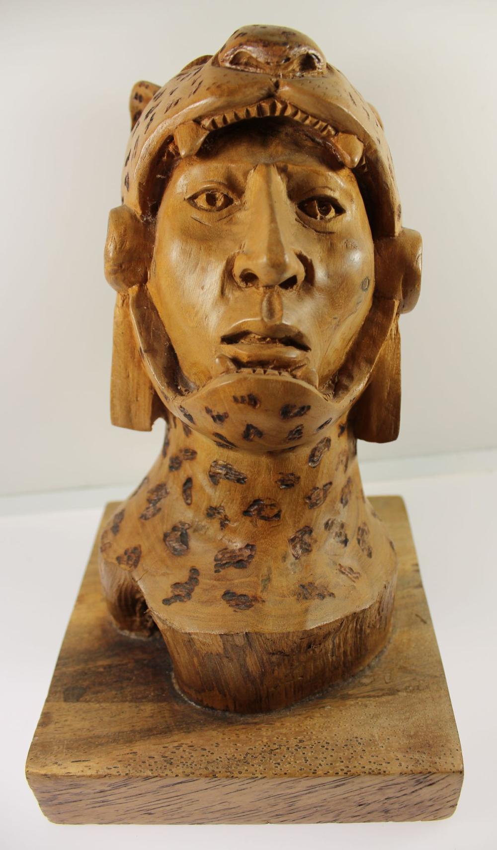 African Wooden Carving of a... image