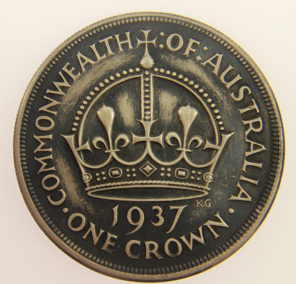 Australia 1937 Crown, Very ... image