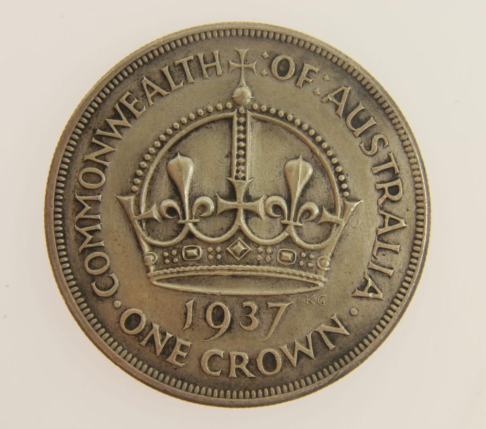 Australia 1937 Crown, Very ... image