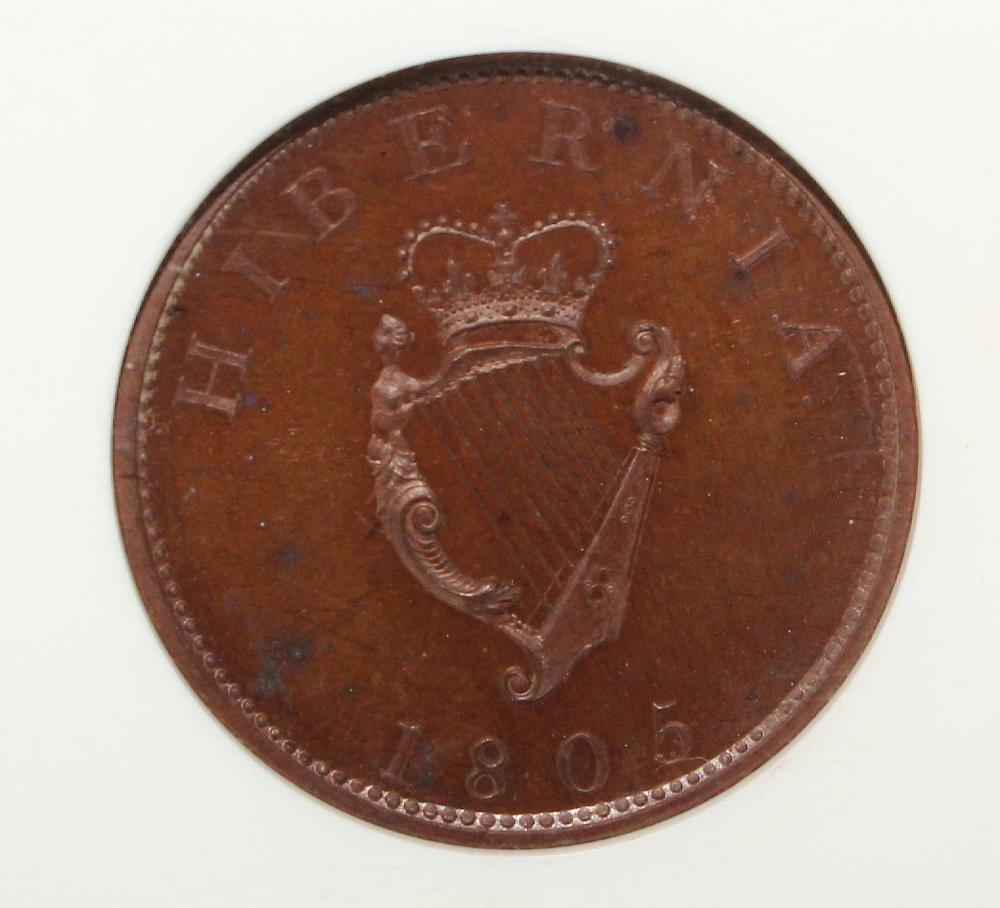 Ireland 1805 Proof Halfpenn... image