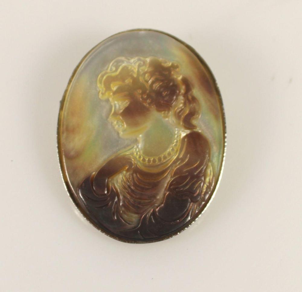 Cameo Brooch of a Young Lad... image