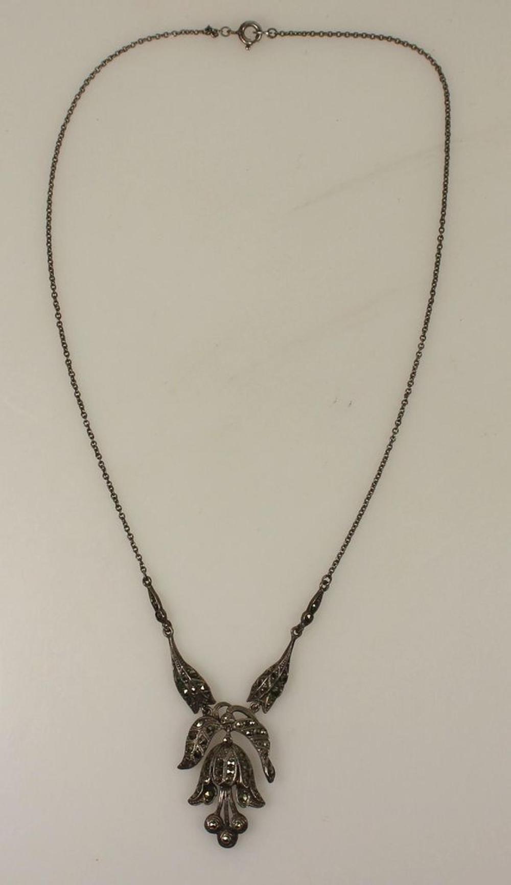 Vintage Marcasite Necklace ... image