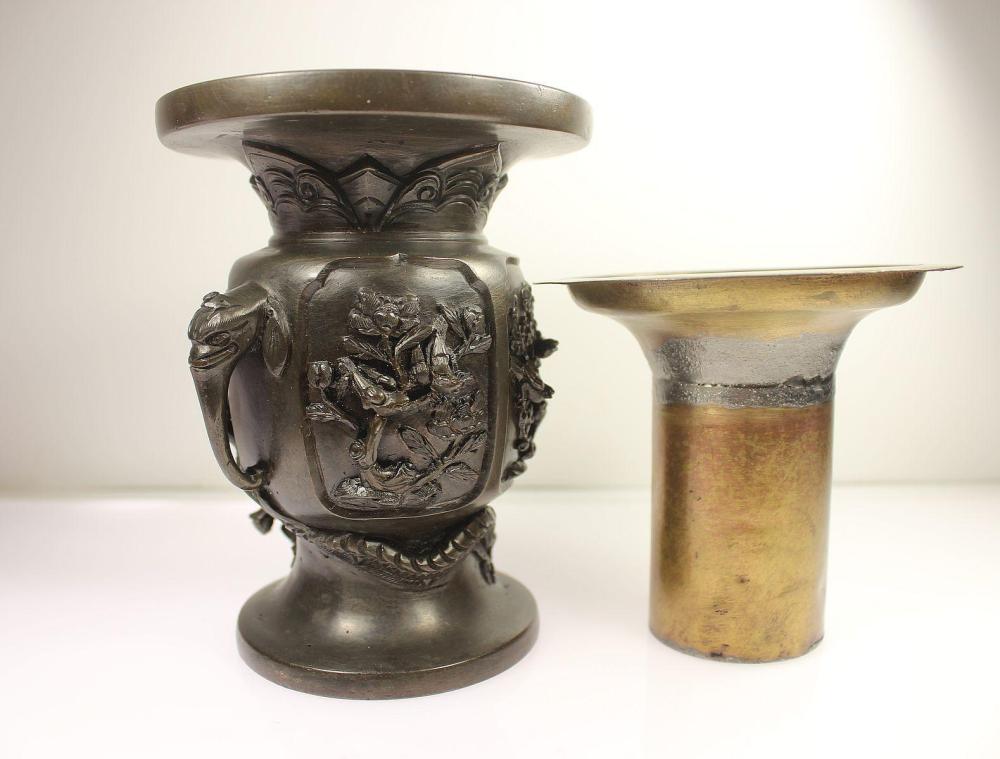 Chinese/Japanese Bronze Cen... image