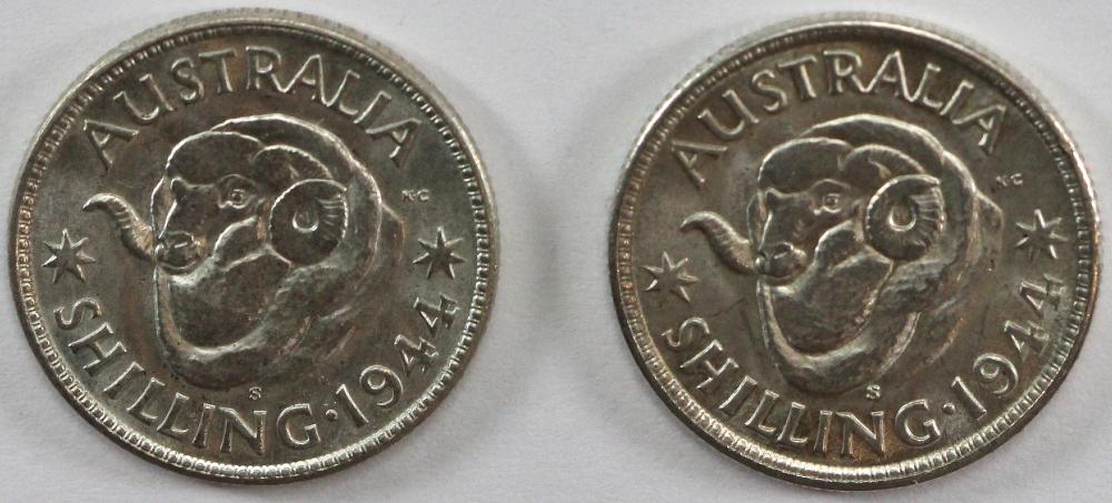 Australia 1944 'S' Shilling... image