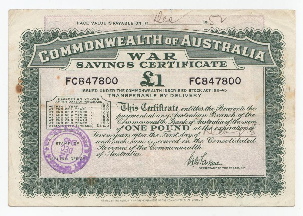 Australia 'MacFarlane' £1 W... image