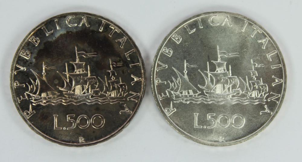 Italy 1981 R & 1982 R Silve... image