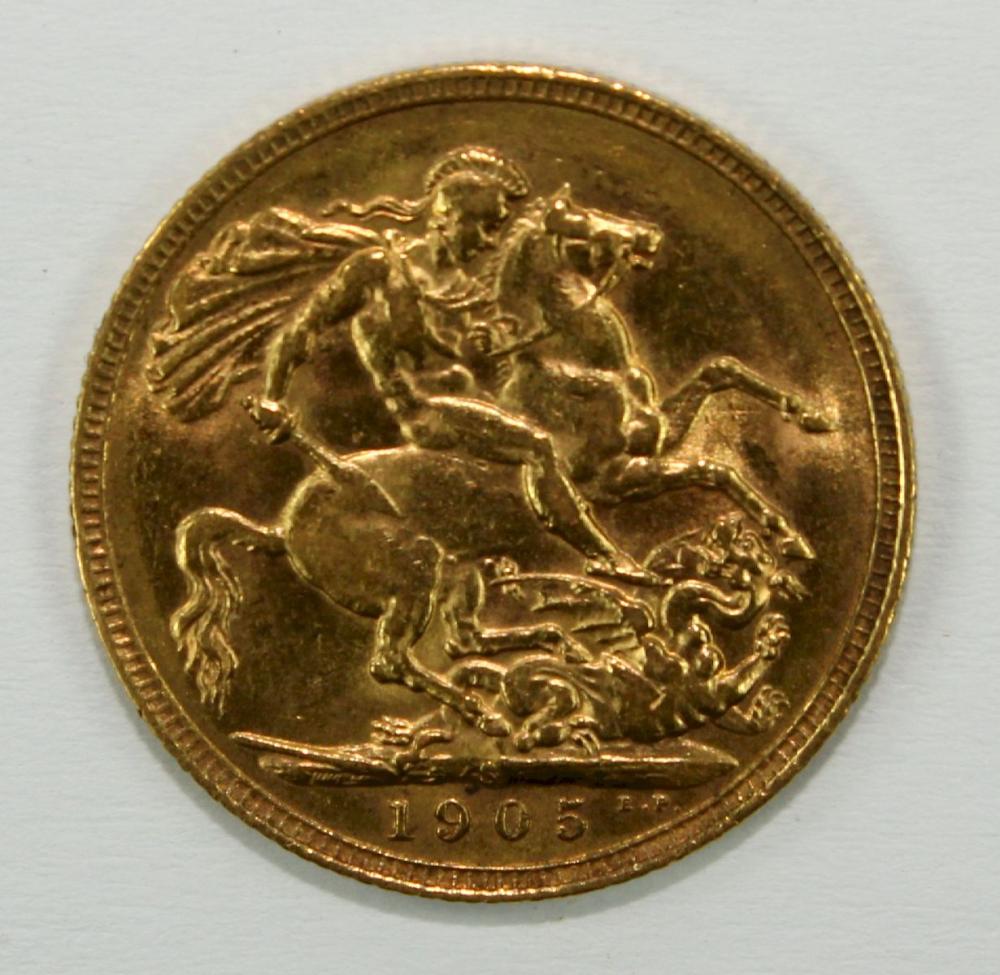 Australia 1905 S Sovereign,... image