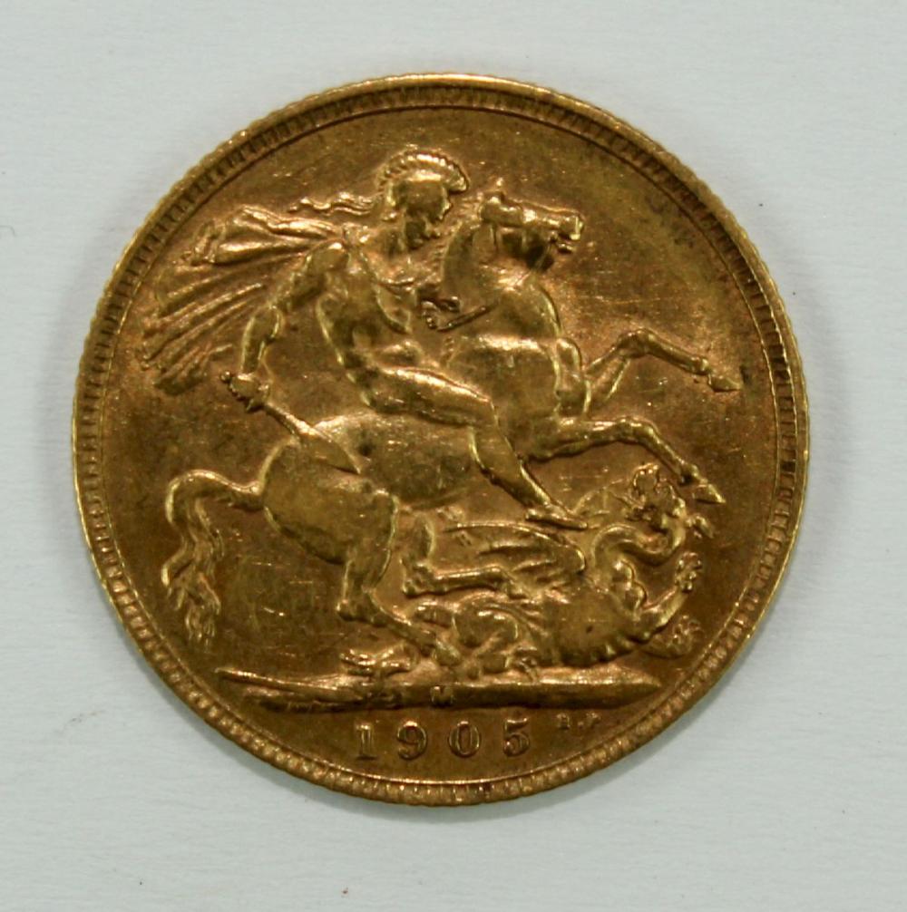 Australia 1905 M Sovereign,... image