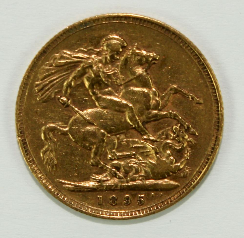 Australia 1895 M Sovereign,... image