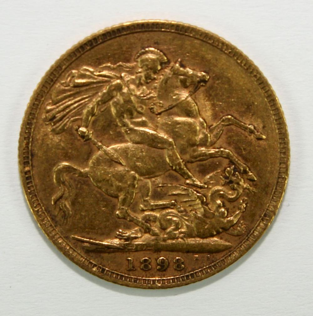 Australia 1898 M Sovereign,... image