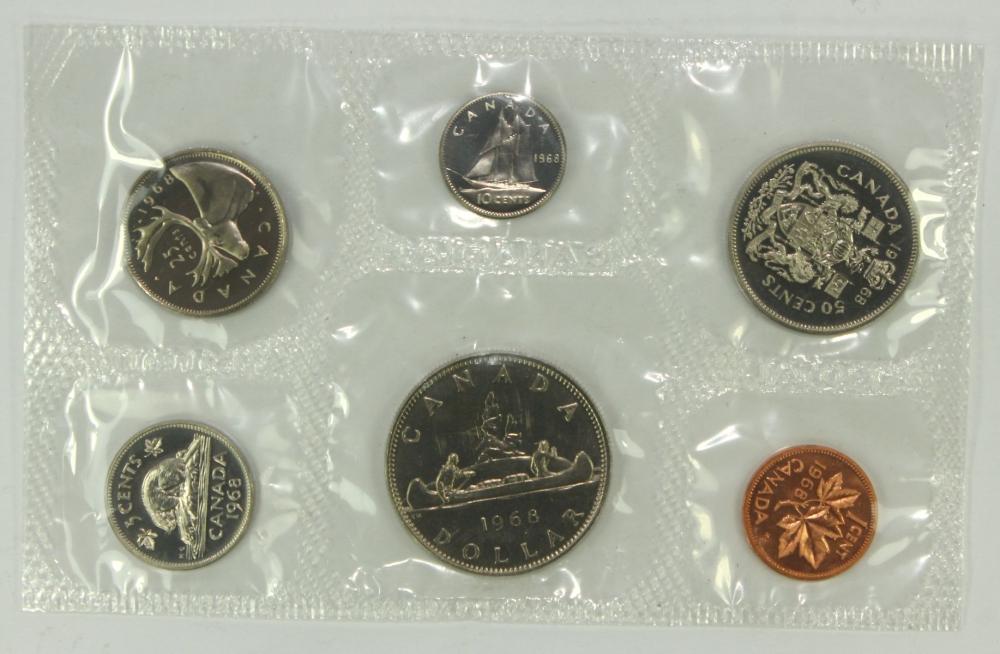 Canada 1968 Mint Set. Uncir... image