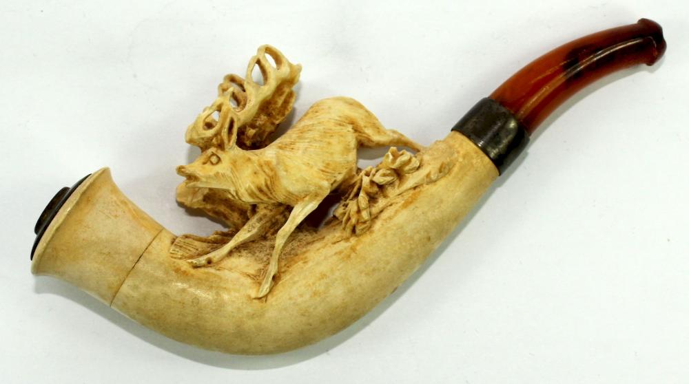 Vintage Meerschaum Pipe wit... image