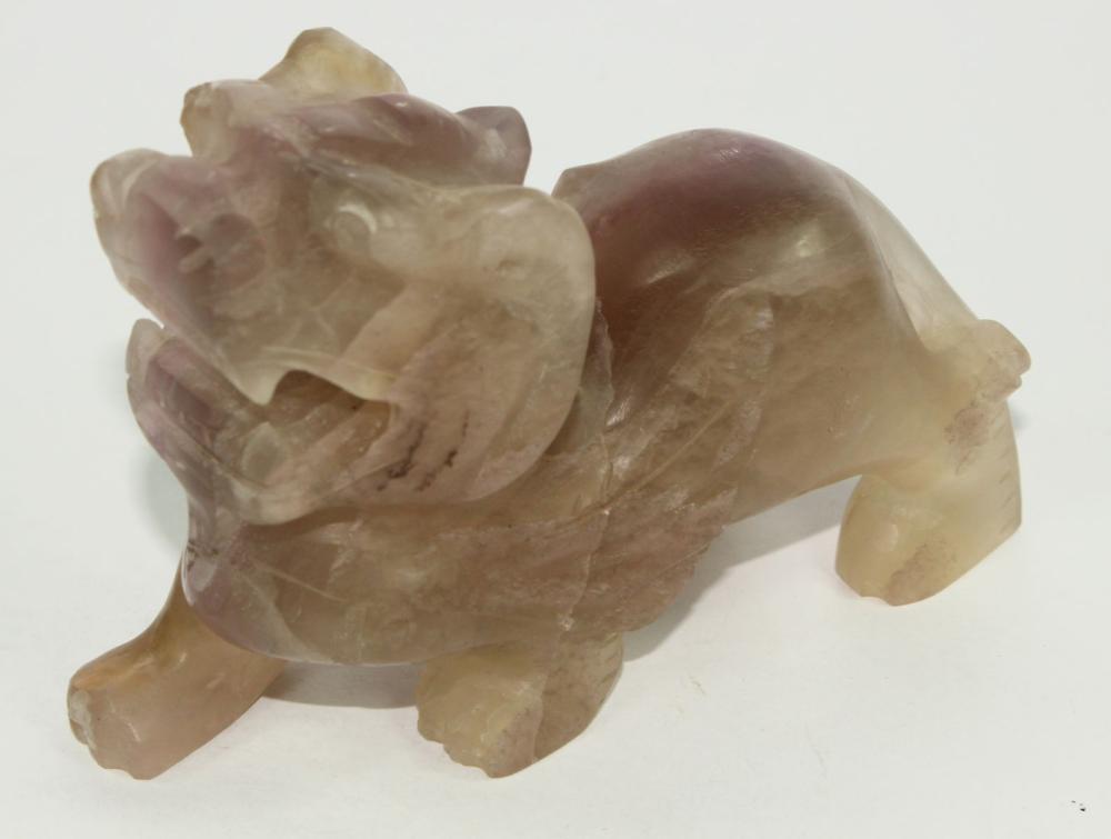 Foo Dog in carved Agate image