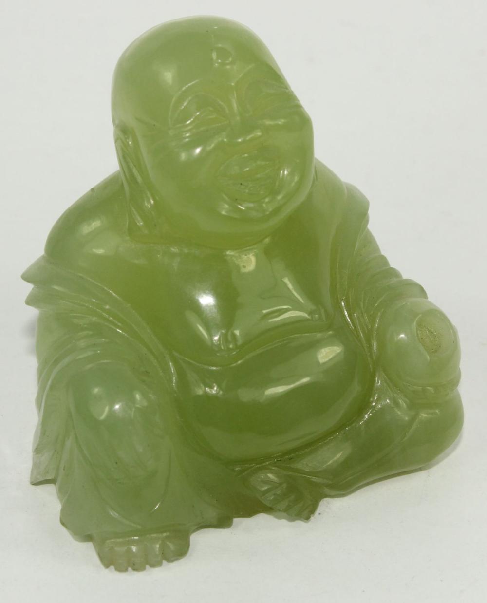 Buddha carved in Serpentine image