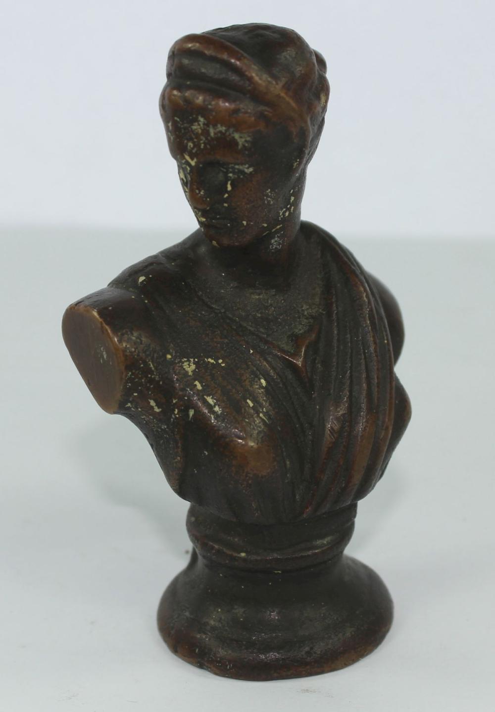 Italian Bronze Bust of Diana image