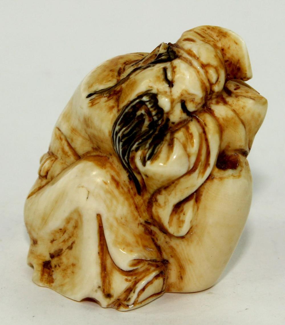 Small Ivory carving of Slee... image