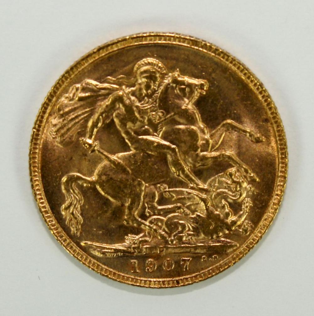 Australia 1907 P Sovereign,... image