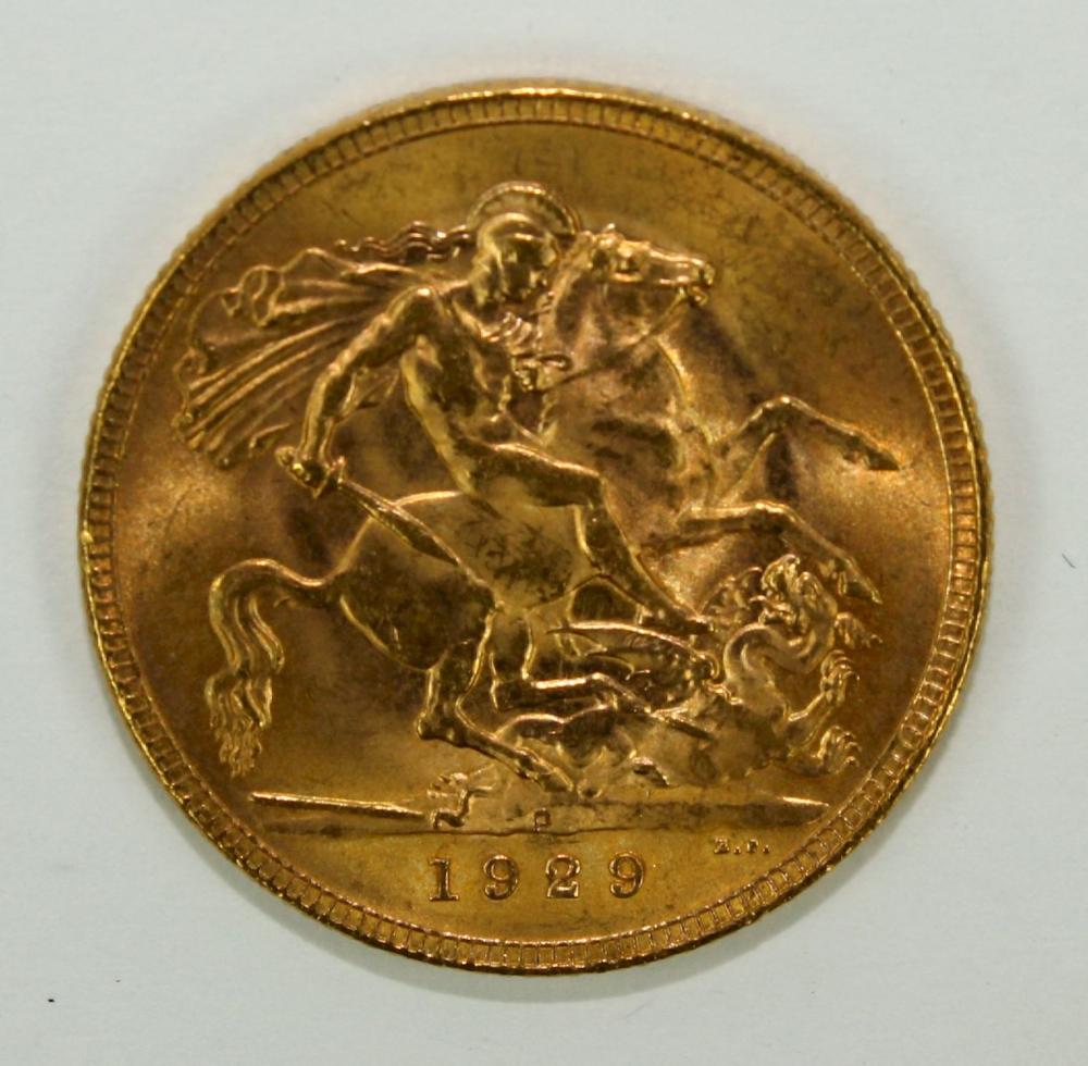 Australia 1929 P Sovereign,... image