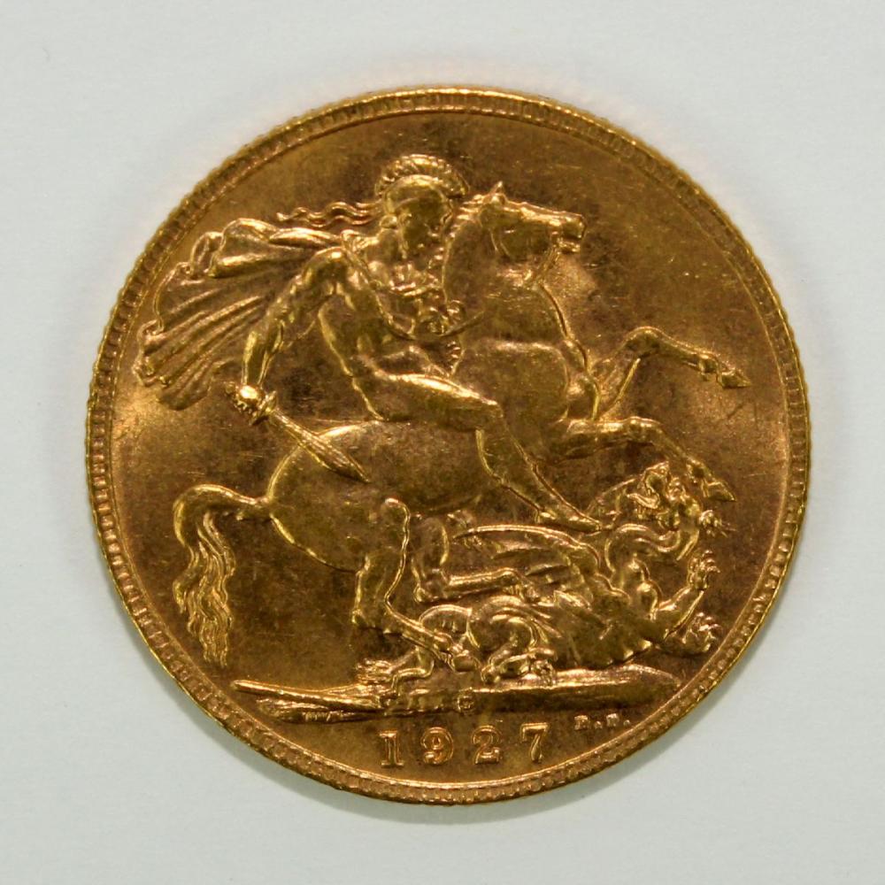 Australia 1927 P Sovereign,... image