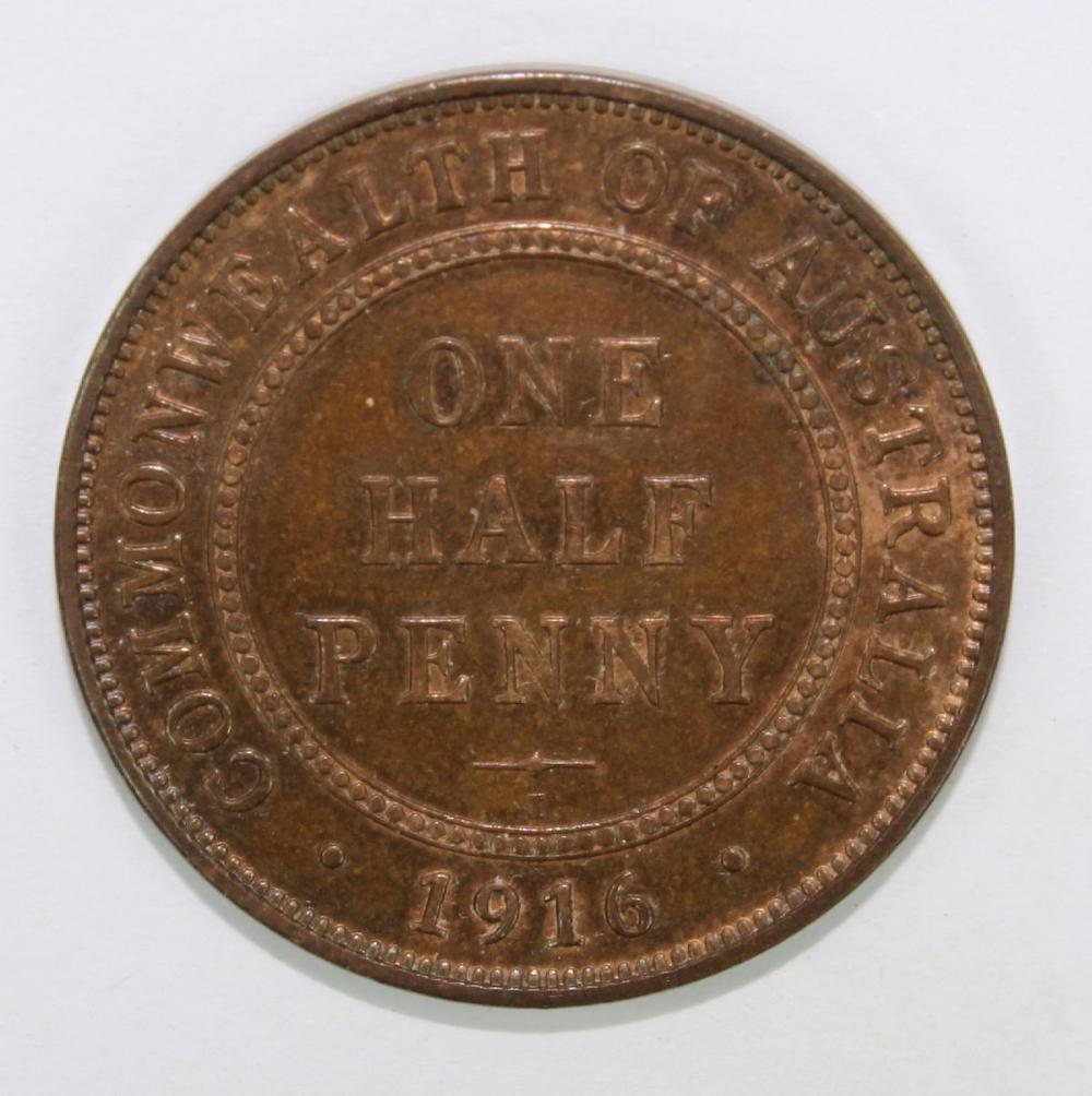 Australia 1916 I Halfpenny,... image