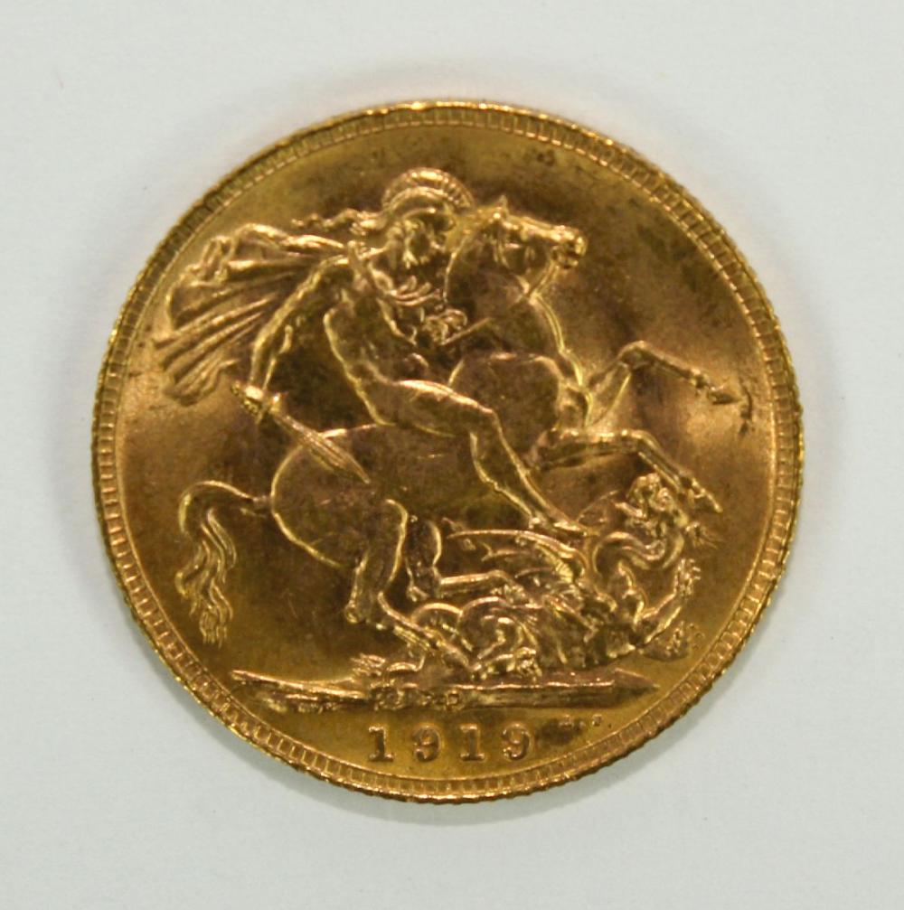 Australia 1919 P Sovereign,... image