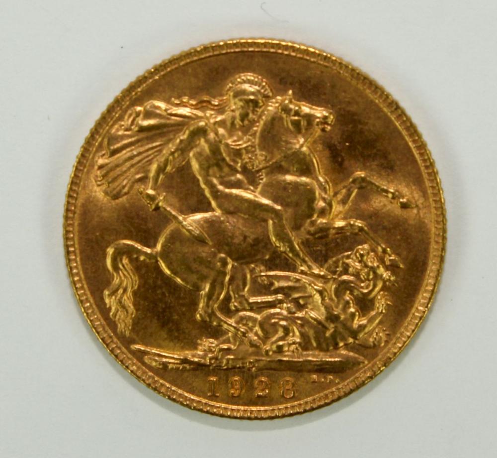 Australia 1928 P Sovereign,... image