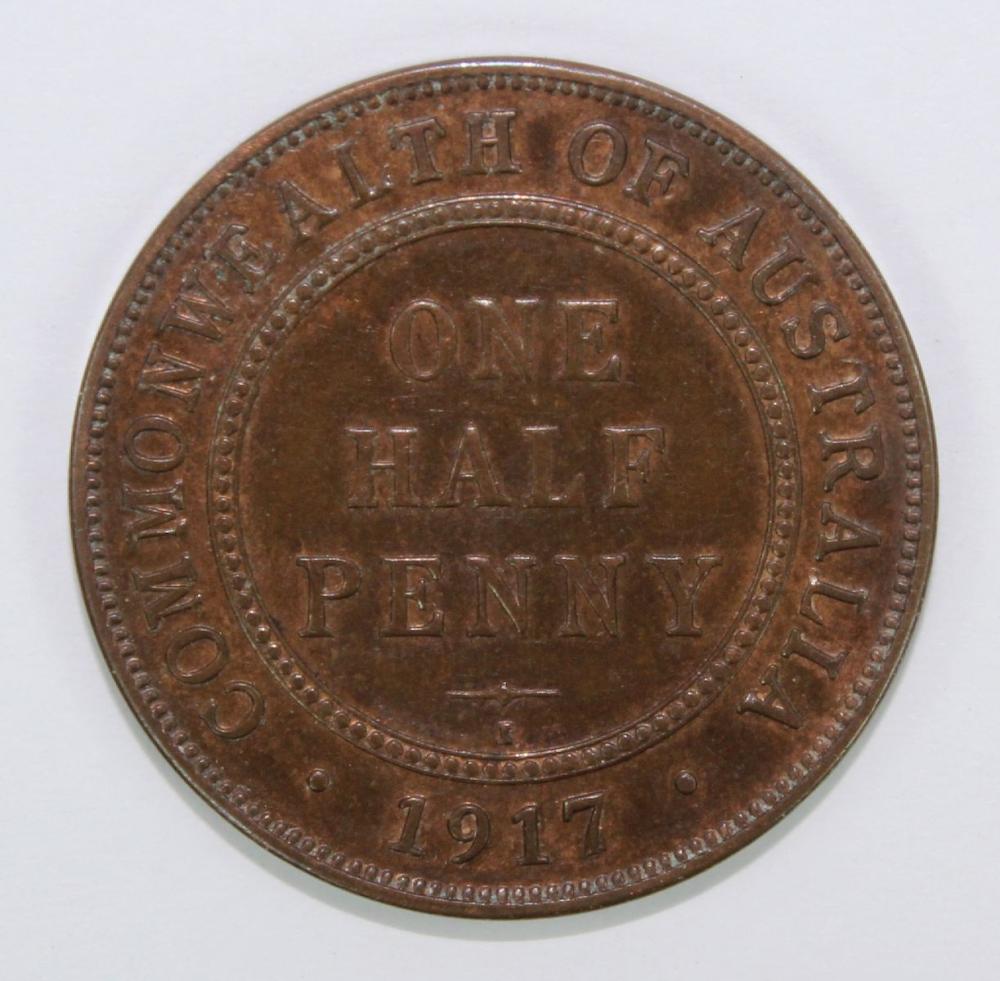 Australia 1917 I Halfpenny,... image