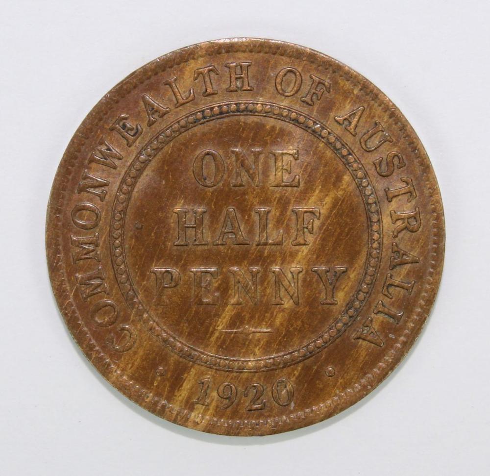 Australia 1920 Halfpenny, v... image