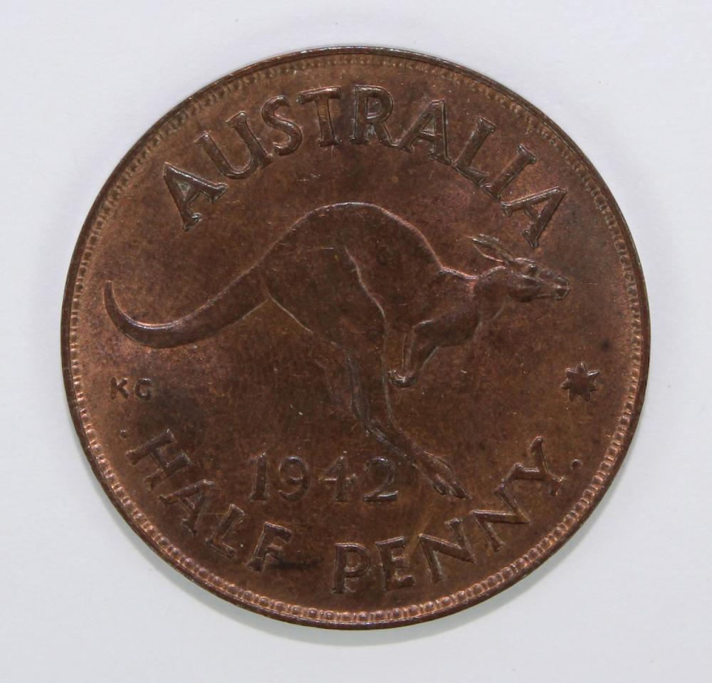 Australia 1942 I Halfpenny,... image