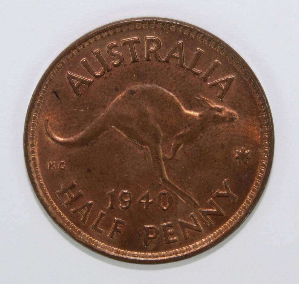 Australia 1940 Halfpenny, G... image