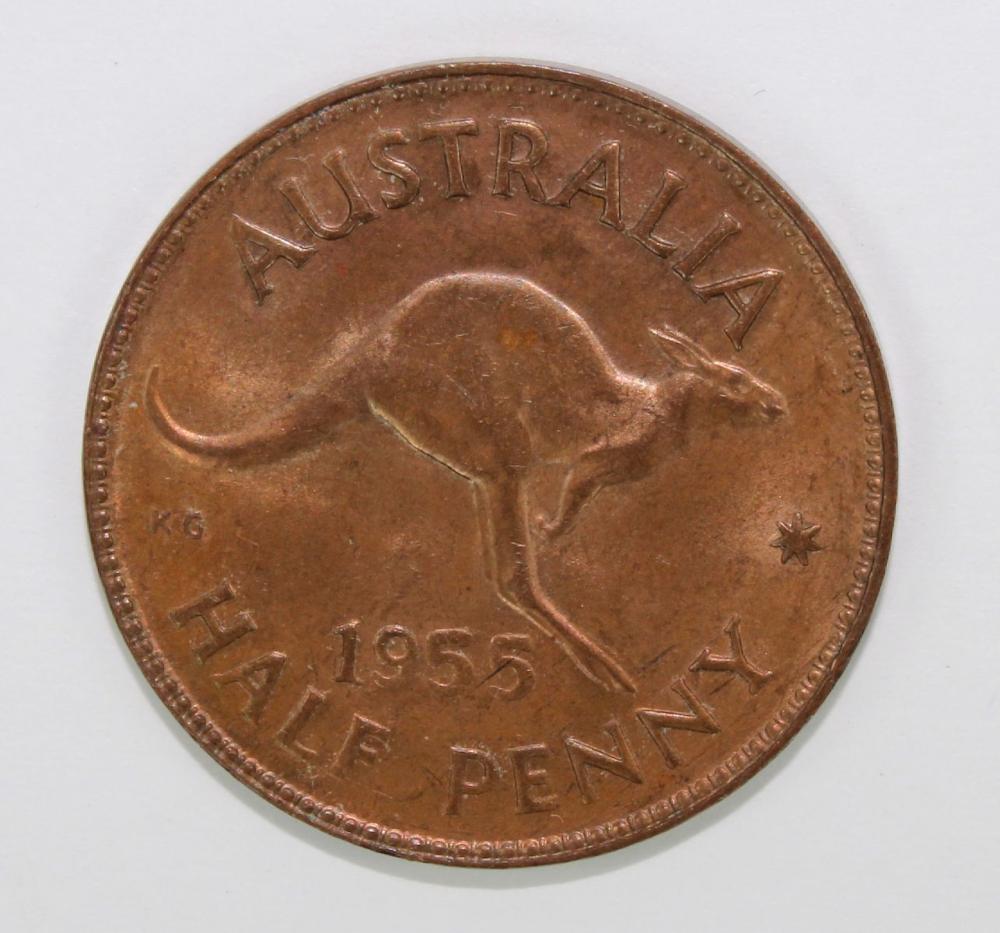 Australia 1955 (P) Halfpenn... image