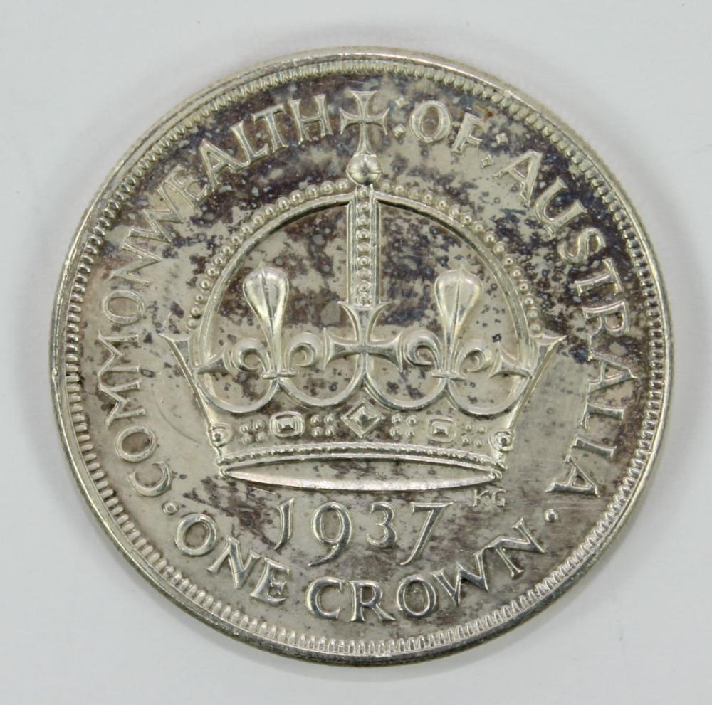 Australia 1937 Crown, good ... image